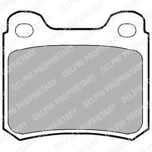 Гальмівні колодки дискові MERCEDES 190(W201)/C(W202)/E(W124) "R "84-00 Delphi LP915