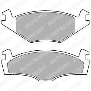 VW гальмівні колодки передн.PoloSeat Cordoba/Ibiza,Skoda Felicia Delphi LP979