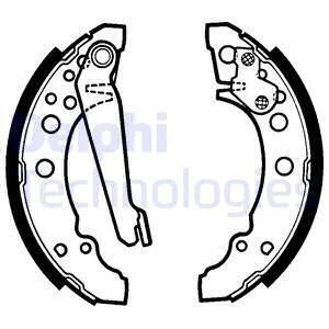 Гальмiвнi колодки барабаннi Delphi LS1276