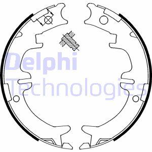 TOYOTA Щеки ручного тормоза LEXUS Gs, Is, Ls, TOYOTA Rav 4 Delphi LS1892