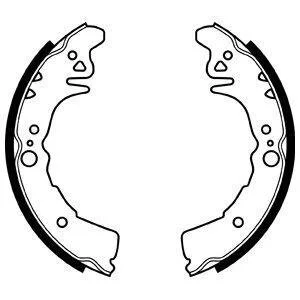 Гальмівні колодки, барабанні Delphi LS1937