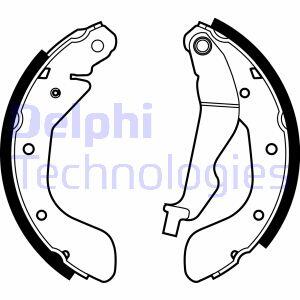 Гальмiвнi колодки барабаннi Delphi LS1969