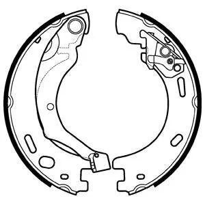 Гальмівні колодки, барабанні Delphi LS1997