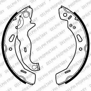 Гальмівна колодка FORD FIESTA, FIESTA VI, KA, KA+ III MAZDA 2 1.0-1.6D 07.07- Delphi LS2016