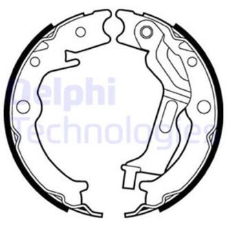 КОЛОДКИ РУЧНОГО ГАЛЬМА CHEVROLET LACETTI, NUBIRA, DAEWOO LACETTI, NUBIRA 1.6/1.8 07.03- Delphi LS2025
