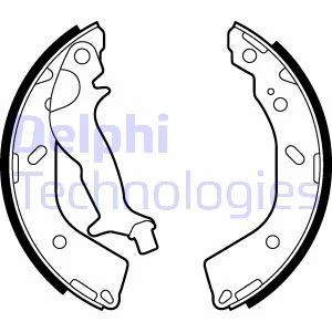 Гальмівна колодка HYUNDAI GETZ 1.1-1.6 09.02-12.10 Delphi LS2027