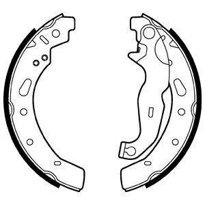 Гальмівні колодки, барабанні Delphi LS2028