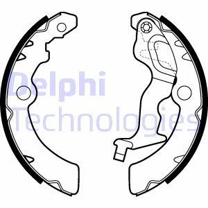 Гальмівні колодки, барабанні Delphi LS2045