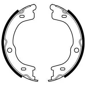 Комплект тормозных колодок, стояночная тормозная система Delphi LS2048