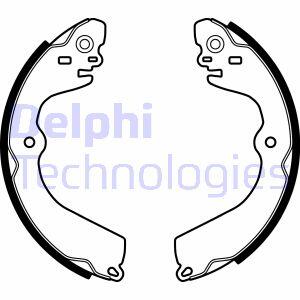 Комплект тормозных колодок Delphi LS2049