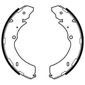 ISUZU Щоки гальмівні задн. D-MAX I (TFR, TFS) 2.5 DiTD 06-12, D-MAX I 3.0 D 07-12 Delphi LS2063