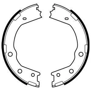 Колодки гальмівні барабанні (комплект 4 шт) Delphi LS2067