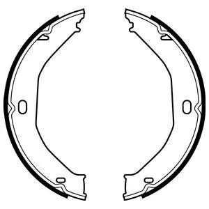 Гальмівні колодки, барабанні Delphi LS2078