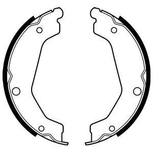 Комплект тормозных колодок, стояночная тормозная система Delphi LS2085