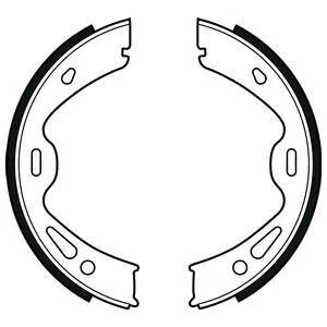 Гальмівні колодки, барабанні Delphi LS2091
