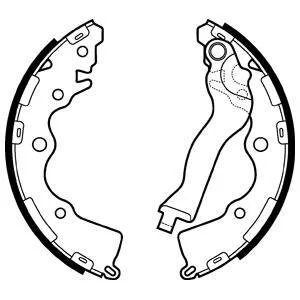 Гальмівні колодки, барабанні Delphi LS2110