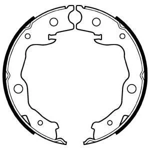Гальмівні колодки, барабанні Delphi LS2116