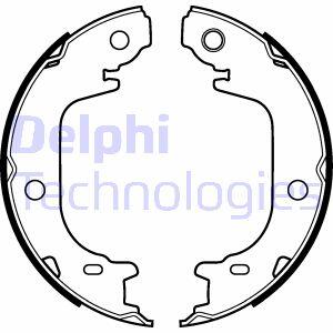 Тормозные колодки, барабанный тормоз Delphi LS2122