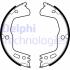 Комплект гальмівних колодок, стоянкове гальмо Delphi LS2155 (фото 1)