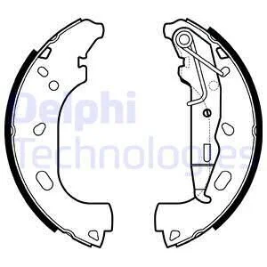 Комплект гальмівних колодок з 4 шт. барабанів Delphi LS2167