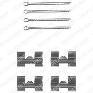 Монтажний компл.,гальм.колодки Delphi LX0032