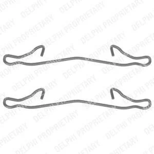 Монтажний компл.,гальм.колодки Delphi LX0088