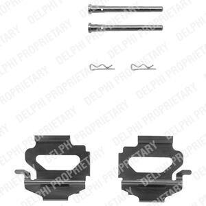 Монтажний компл.,гальм.колодки Delphi LX0149
