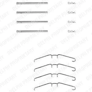 Комплектующие, колодки дискового тормоза Delphi LX0157