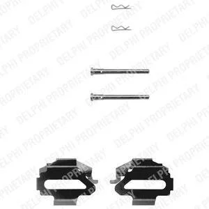 Монтажний компл.,гальм.колодки Delphi LX0162