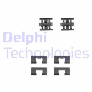 Монтажний компл.,гальм.колодки Delphi LX0196