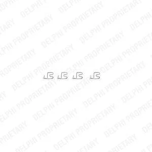 Комплект приладдя, накладка дискового гальма Delphi LX0314