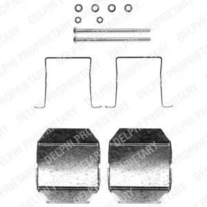 Монтажний компл.,гальм.колодки Delphi LX0338