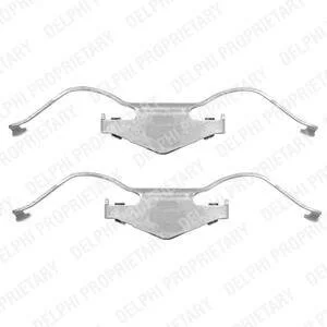 Монтажний компл.,гальм.колодки Delphi LX0353