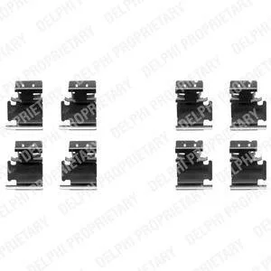 Монтажний компл.,гальм.колодки Delphi LX0354