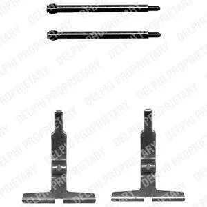 Монтажний компл.,гальм.колодки Delphi LX0382