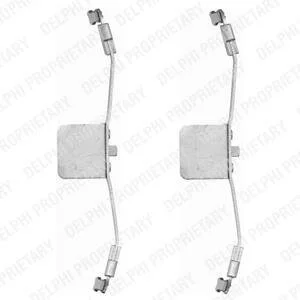 Монтажний компл.,гальм.колодки Delphi LX0397