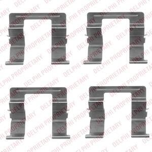 Монтажний компл.,гальм.колодки Delphi LX0420