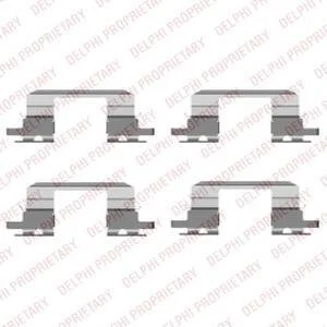Монтажний компл.,гальм.колодки Delphi LX0431