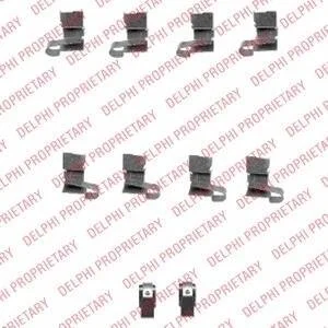Монтажний компл.,гальм.колодки Delphi LX0432