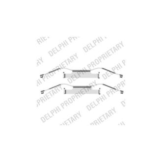 Монтажний компл.,гальм.колодки Delphi LX0439