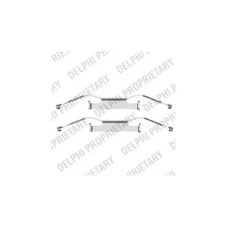 Монтажний компл.,гальм.колодки Delphi LX0439