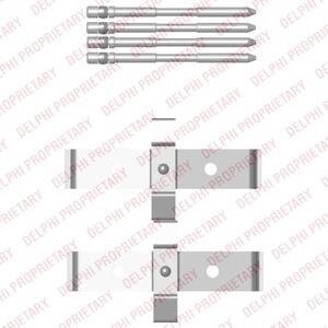 Монтажний компл.,гальм.колодки Delphi LX0469