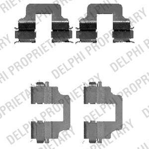 Монтажний компл.,гальм.колодки Delphi LX0473