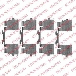 Монтажний компл.,гальм.колодки Delphi LX0476
