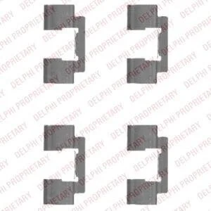 Монтажний компл.,гальм.колодки Delphi LX0481