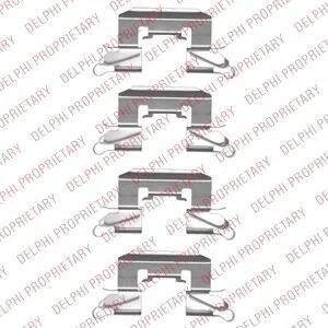 Монтажний компл.,гальм.колодки Delphi LX0507