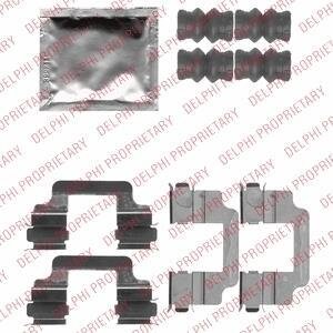 Монтажний компл.,гальм.колодки Delphi LX0509