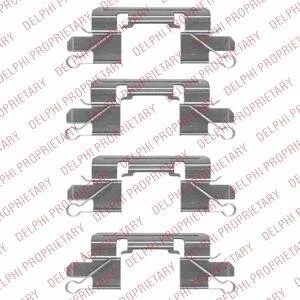 Монтажний компл.,гальм.колодки Delphi LX0528