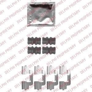 Монтажний компл.,гальм.колодки Delphi LX0536