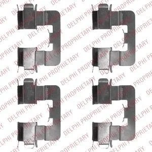 Монтажний компл.,гальм.колодки Delphi LX0539